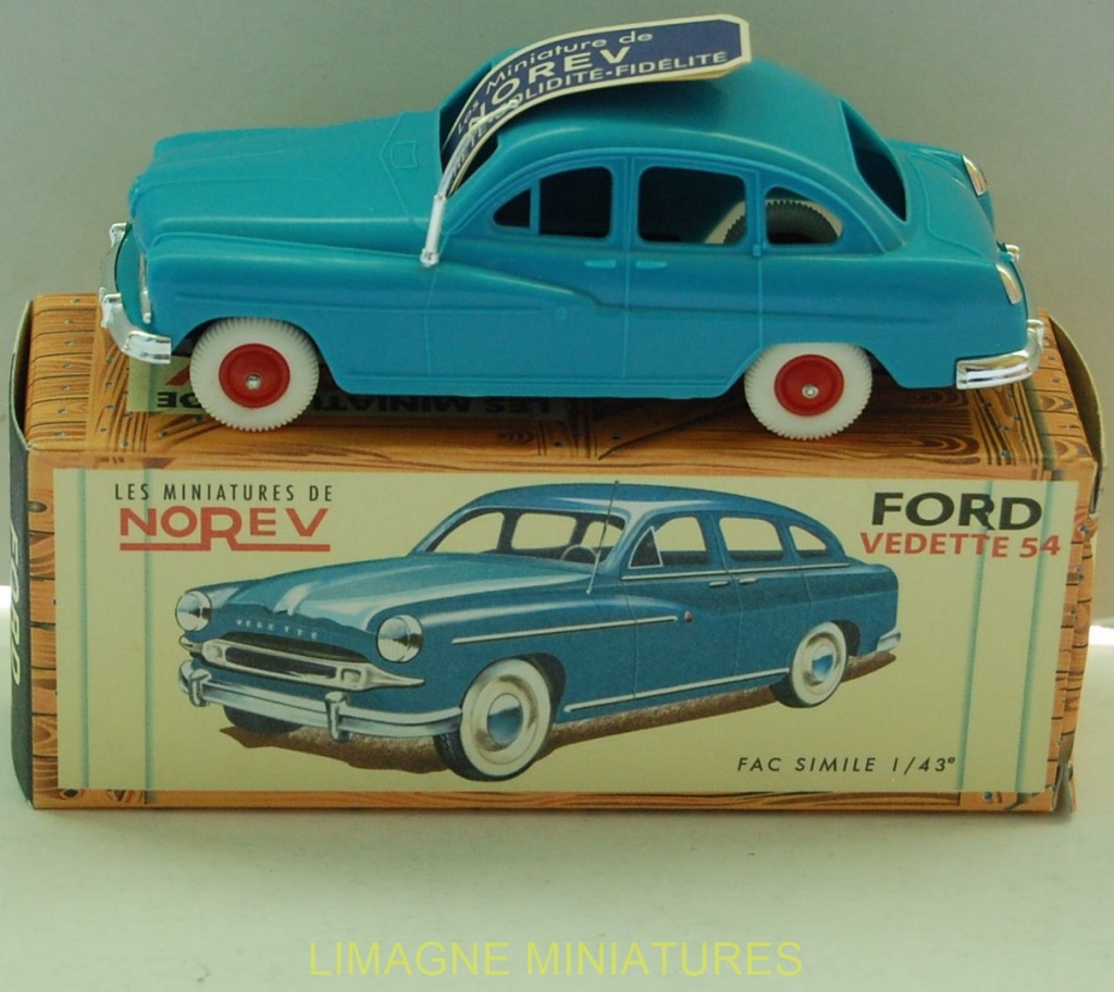 NOREV ANCIEN - Ford Vedette 54 - superbe avec sa boite lapin et dépliant EUR 124,00 - FR